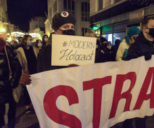 Strajk kobiet w Toruniu - 27-28.01.2021 - zdjęcia z protestów