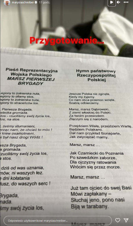 Marianna Schreiber w wojsku