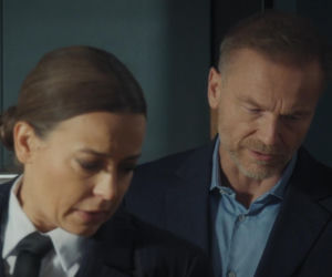 M jak miłość odc. 1912. Magda (Anna Mucha), Andrzej Budzyński (Krystian Wieczorek)