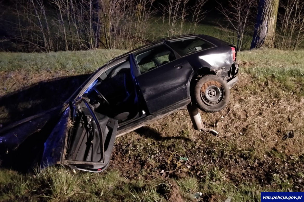 Wypadek w Kukowie pod Oleckiem