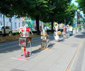 Inwazja robotów w centrum Szczecina