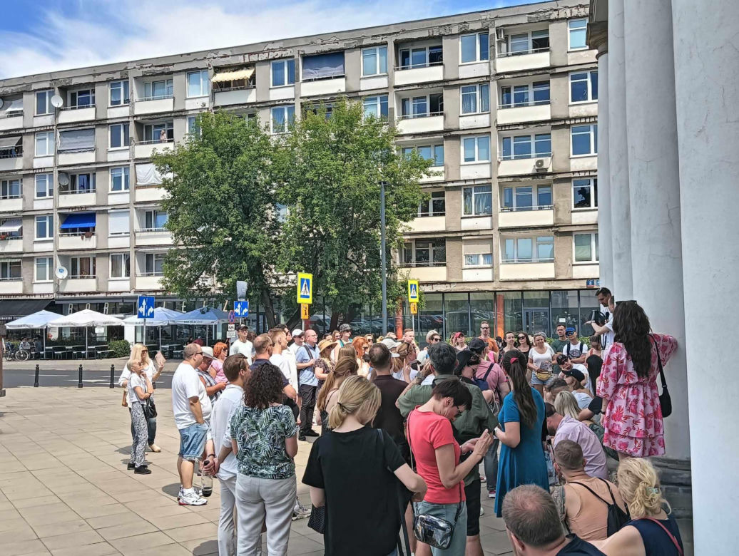 Kawowy ślad w centrum Warszawy