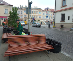 Ławki i zieleń na ul. Słowackiego w Rzeszowie. Koniec z parkowaniem na chodniku