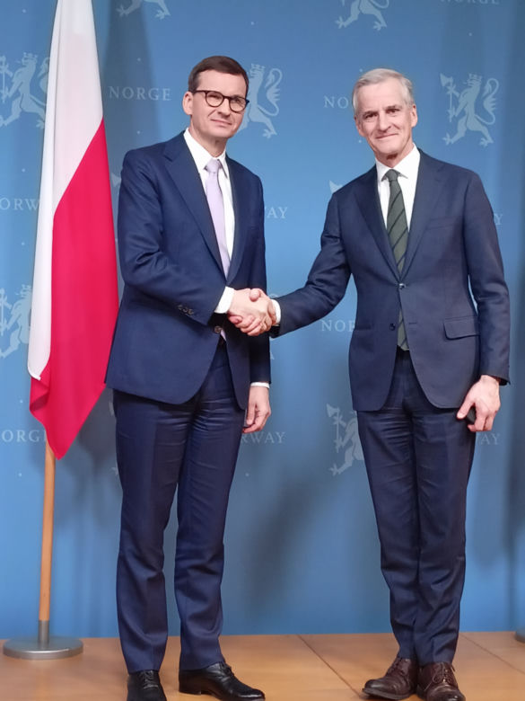 Premier Morawiecki w Oslo