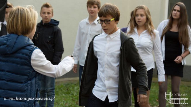 Barwy szczęścia odc. 1261. Kajtek (Jakub Dmochowski), Kazik (Tymoteusz Litwiniak)