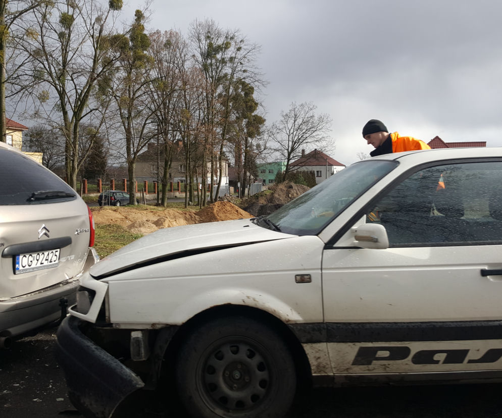 Wypadek ul. Kwidzyńska w Grudziądzu