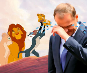 Donek płacze na bajkach