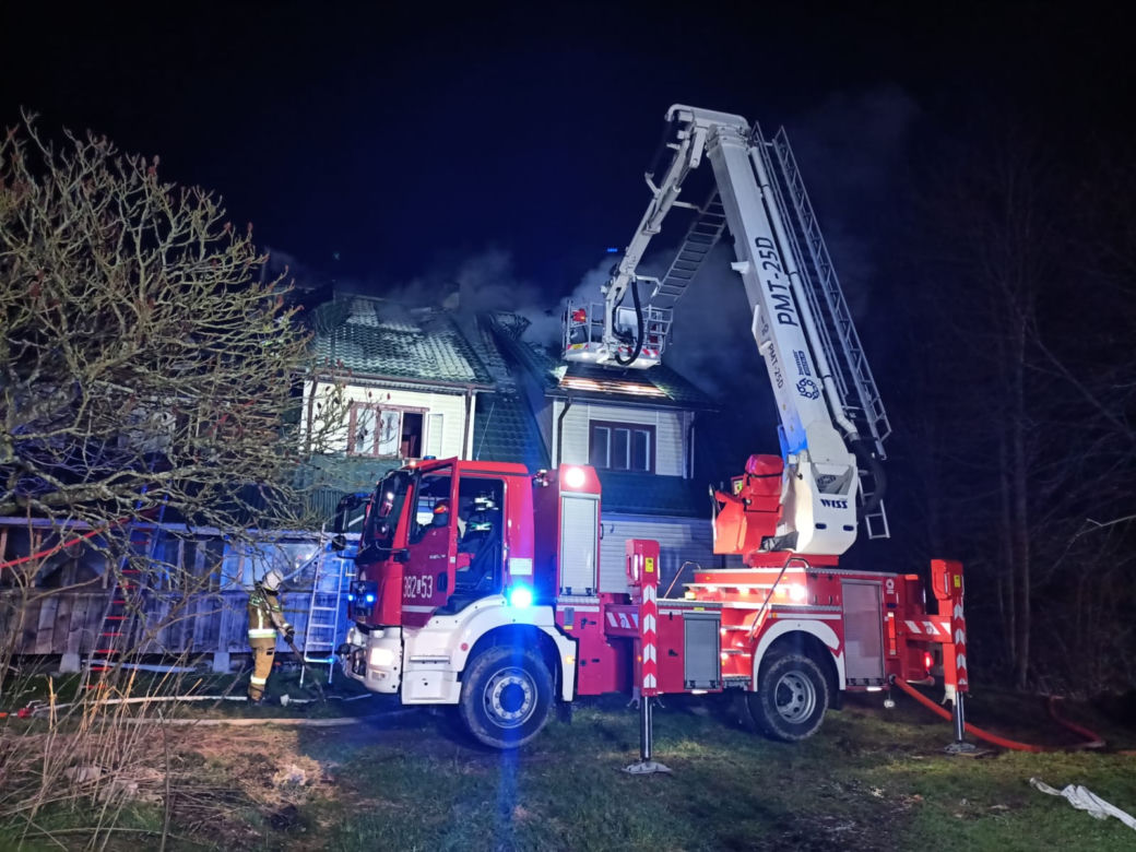 Ogromny pożar w woj. lubelskim. Straty sięgają setek tysięcy złotych