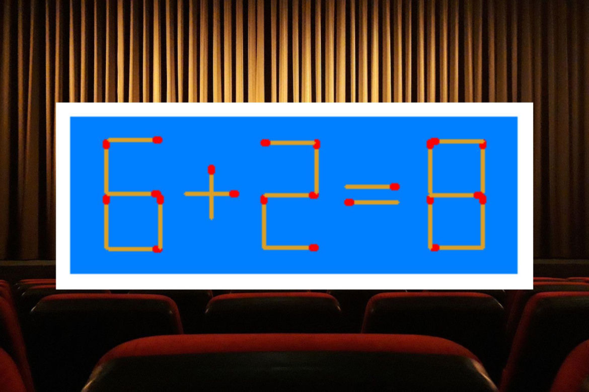 Przełóż zapałkę i stwórz prawidłowe równanie! - 6+2=8