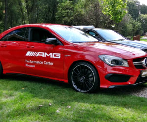 wystawa Mercedesów AMG w warszawskiej Stacji Mercedes