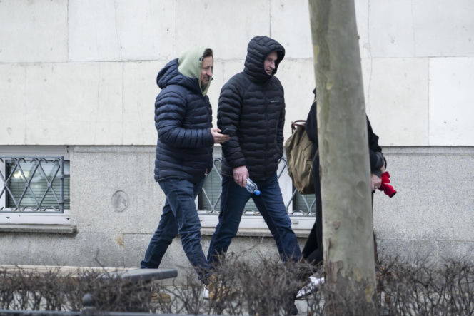 Adam Małysz z przyjacielem na kawie po spotkaniu z Prezydentem