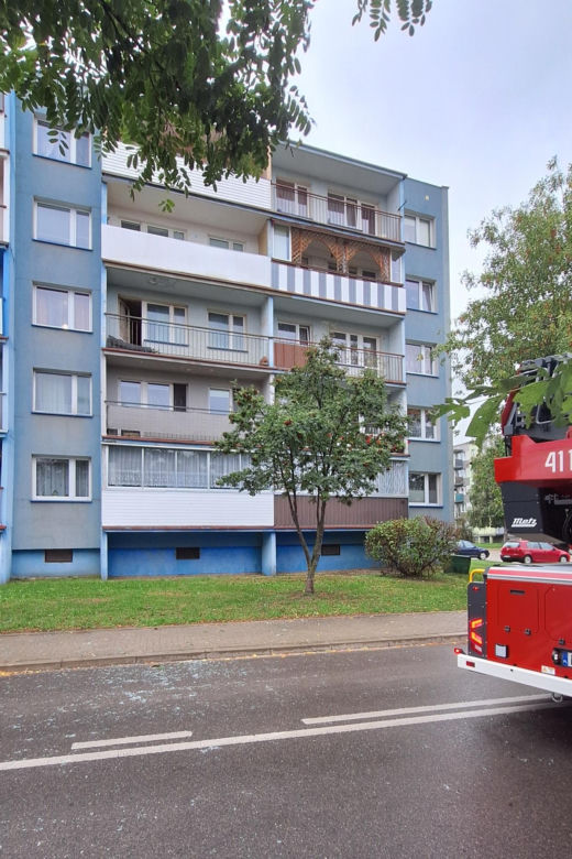 Bielsk Podlaski: Wybuch gazu na ul. Ogrodowej. Ewakuacja i akcja strażaków