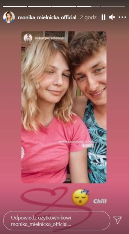 M jak miłość: chłopak Moniki Mielnickiej (Lilka), Oskar Paradowski, Monika Mielnicka