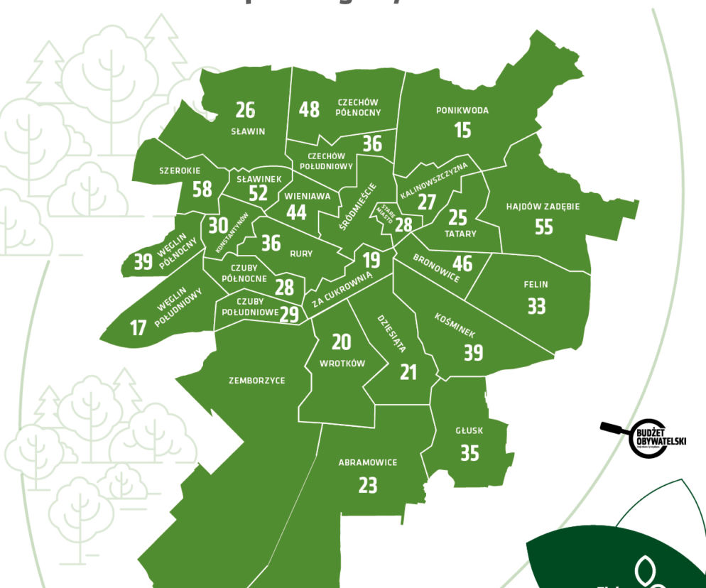W końcu udało się stworzyć mapę tysiąca drzew, a raczej kilkuset