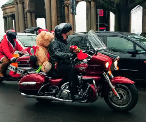 Motomikołaje przejechały ulicami Szczecina