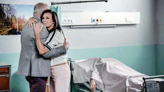 Pierwsza miłość odc. 4116. Marek Żukowski (Maciej Tomaszewski), Izabela (Olga Bończyk)