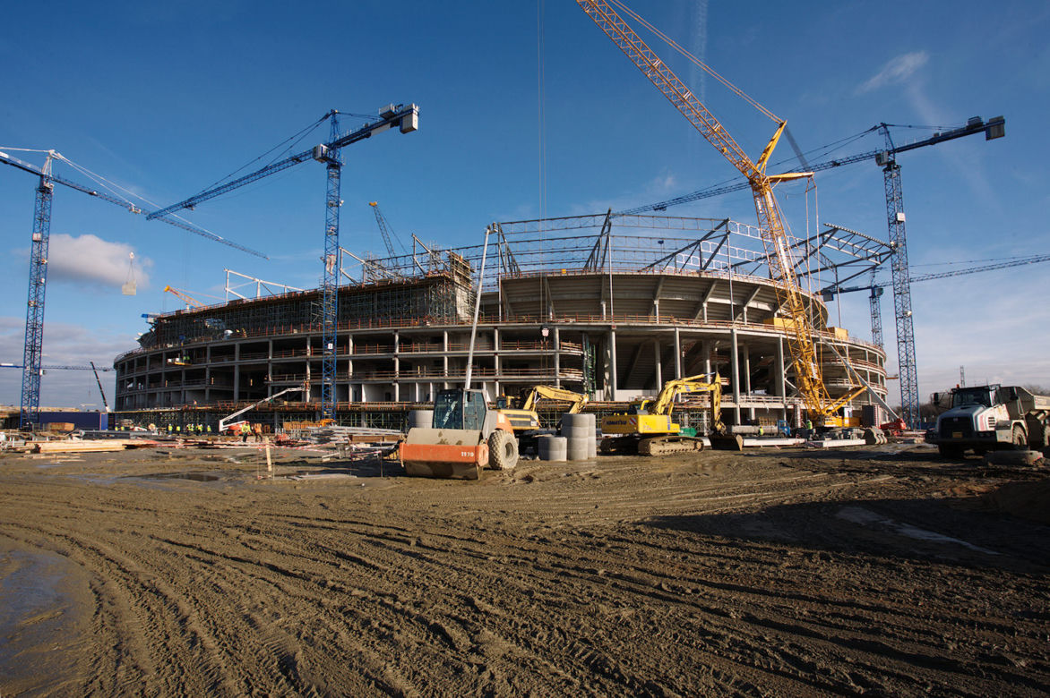 Stadion Wrocław, listopad 2010
