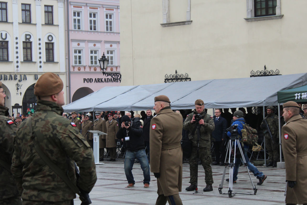 Przysięga wojskowa w Tarnowie