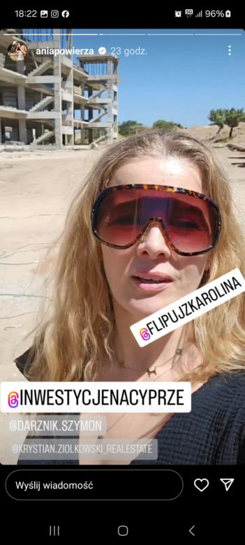 Anna Powierza szaleje na Cyprze i ogląda apartamenty. Wkrótce zamieszka po tureckiej stronie wyspy?