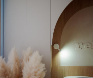 Nail Polish Inspired Interior: Hybryda mieszkania i studia fotograficznego na 63 metrach
