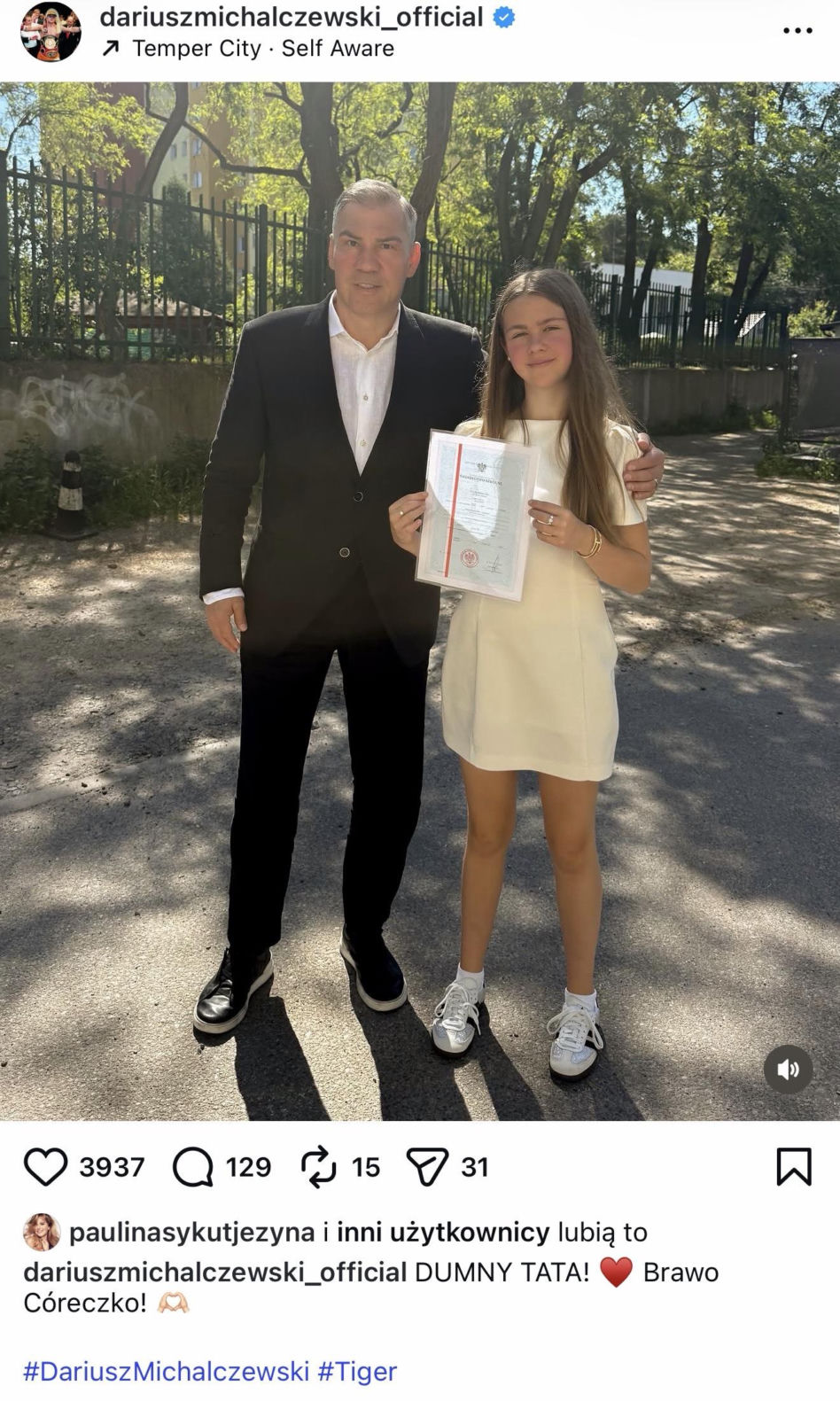 Gwiazdy pochwaliły się świadectwami dzieci