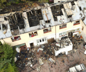 Spłoną hostel w Piasecznie. Strażacy znaleźli zwęglone ciało