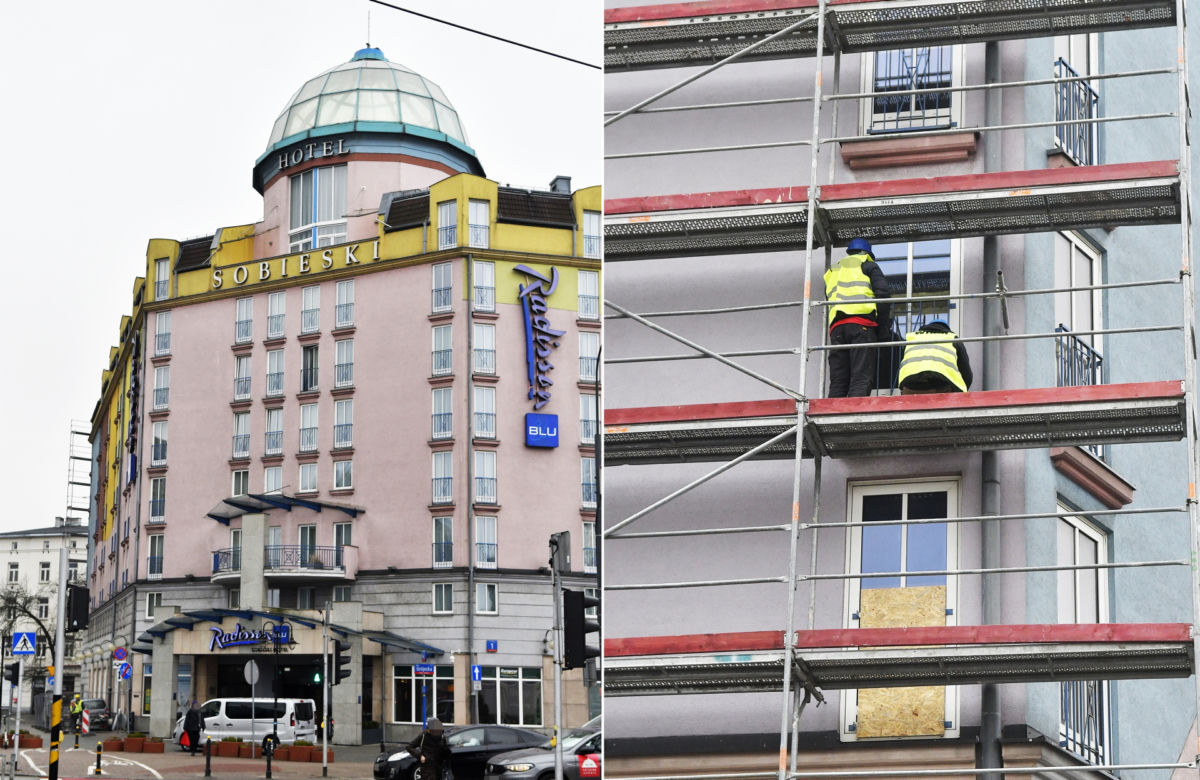 Awantura o hotel Sobieski! Chcą go pomalować na biało, konserwator zabytków protestuje