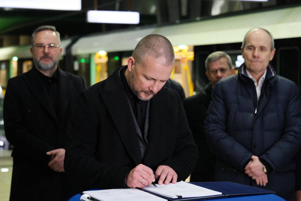 Projekt III linii metra w Warszawie - podpisanie umowy