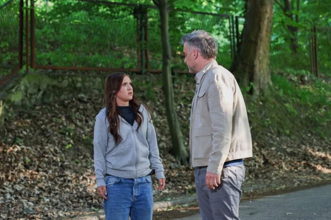 Pierwsza miłość, odcinek 4264: Kulas (Marcin Sztabiński), Amelia (Amelia Majcher)