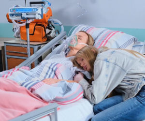 Pierwsza miłość odc. 4123. Marysia (Aneta Zając), Julka (Dąbrówka Kruk)