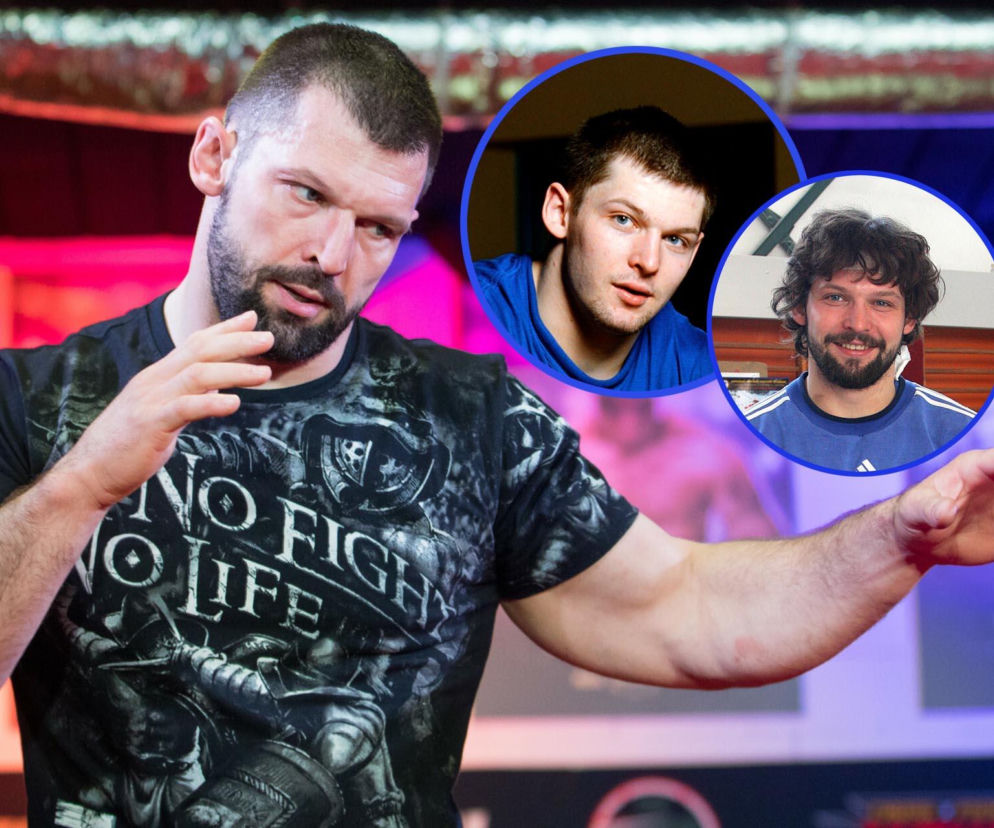 Szymon Kołecki w koszulce treningowej. Na miniaturach sportowiec w młodości. O jego karierze przeczytasz na SE.