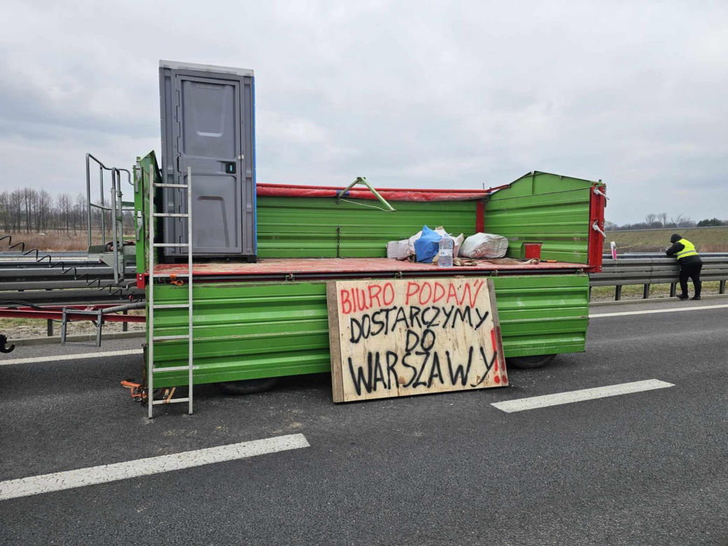 Protest rolników na Podkarpaciu