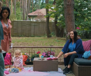 M jak miłość, odc. 1608: Lenka (Marysia Głowacka), Kinga (Katarzyna Cichopek), Krystyna (Hanna Mikuć), Emilka (Julia Kempka), Zuzia (Marcelina Kempka)