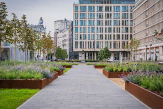 Przebudowany Plac Powstańców Warszawy