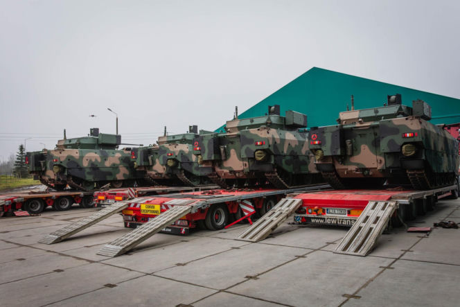 BWP Borsuk w 15 Giżyckiej Brygadzie Zmechanizowanej