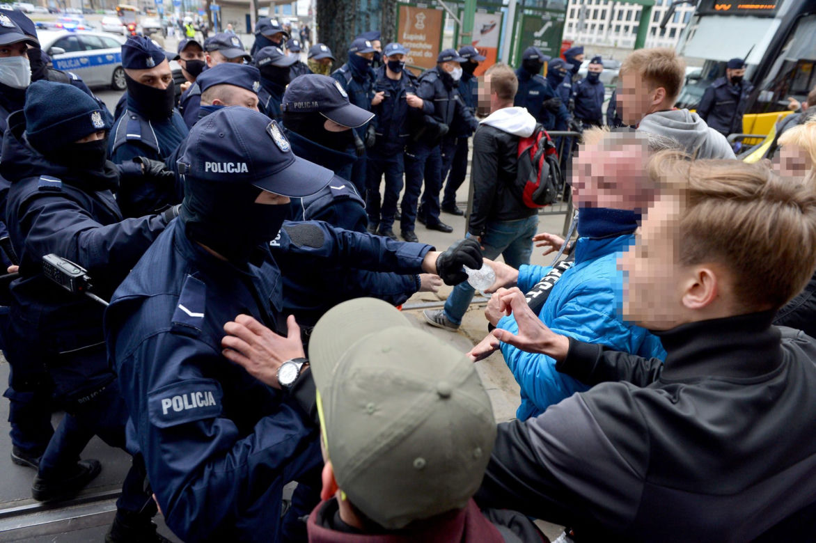 Protest przedsiębiorców w Warszawie