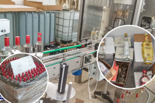 Wielka akcja CBŚP w Łodzi! Funkcjonariusze weszli do nielegalnej rozlewni alkoholu. Oto, co tam znaleźli! [FOTO]
