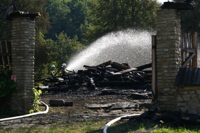 Krzyż przetrwał inferno. Zadziałała opatrzność?