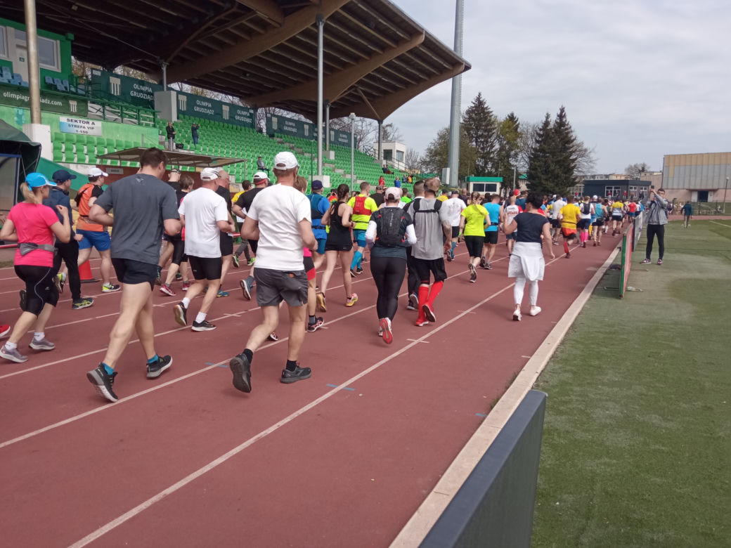 Półmaraton śladami Bronka Malinowskiego Grudziądz - Rulewo