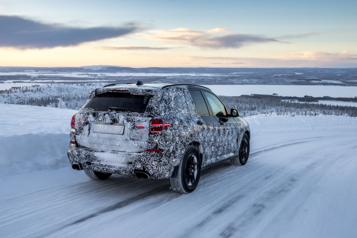 Zimowe testy BMW X3