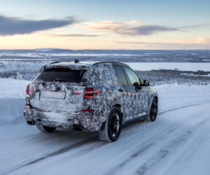 Zimowe testy BMW X3