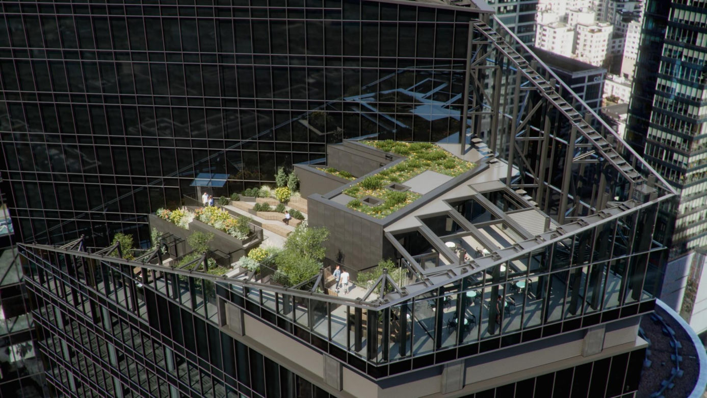 Tak będą prezentować się tarasy Skylinera
