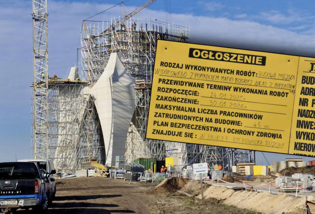 Budują największy pomnik Matki Boskiej. Jest data zakończenia