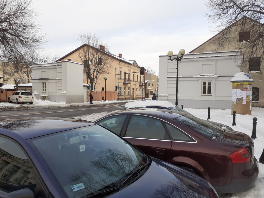 Jak wyglądała ulica Piłsudskiego w Siedlcach i okolica dawnej bramy-dzwonnicy pod koniec stycznia 2021?