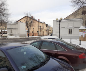 Jak wyglądała ulica Piłsudskiego w Siedlcach i okolica dawnej bramy-dzwonnicy pod koniec stycznia 2021?