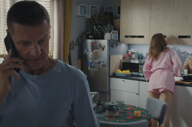 M jak miłość odc. 1889. Franka (Dominika Kachlik), Paweł (Rafał Mroczek)