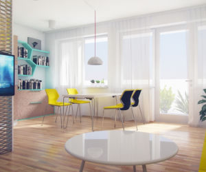 Salon z jadalnią
