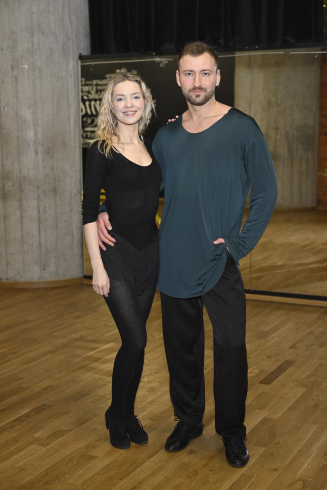 Kulesza uczy Gałązkę tańczyć