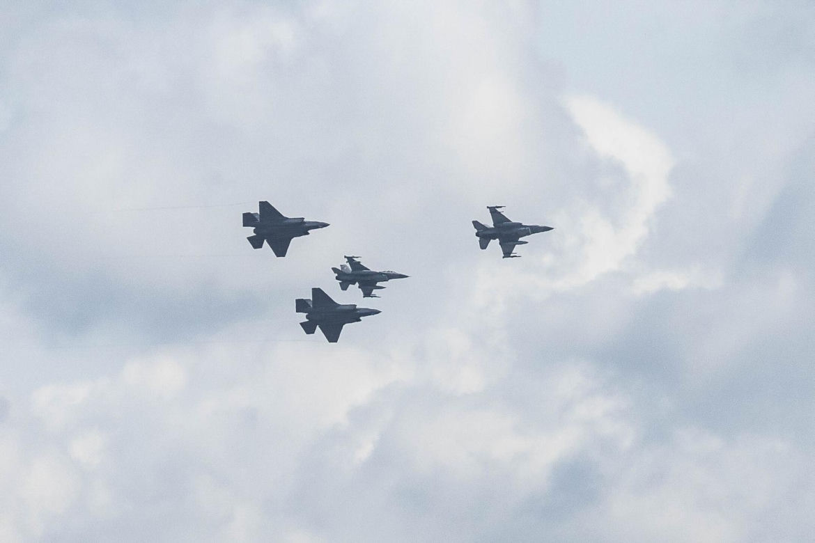 Nad Polską przeleciały ultranowoczesne myśliwce F-35!