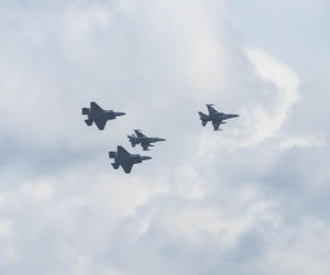 Nad Polską przeleciały ultranowoczesne myśliwce F-35!